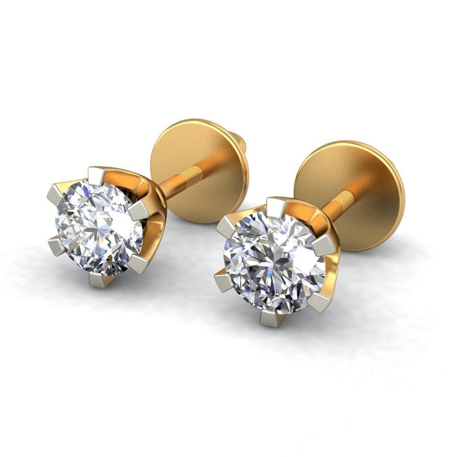 112 ct F VVS Quattro Diamond Studs Earrings  Belgium Diamonds Official  Site