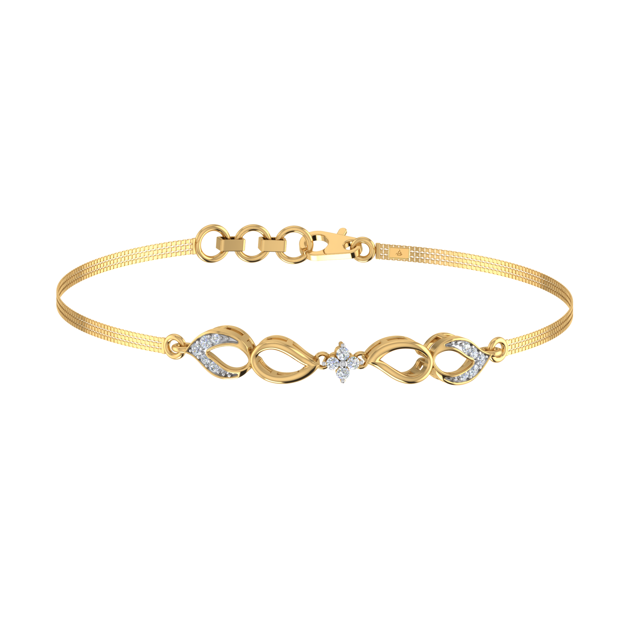 Juana leaf linked bracelet Clearance