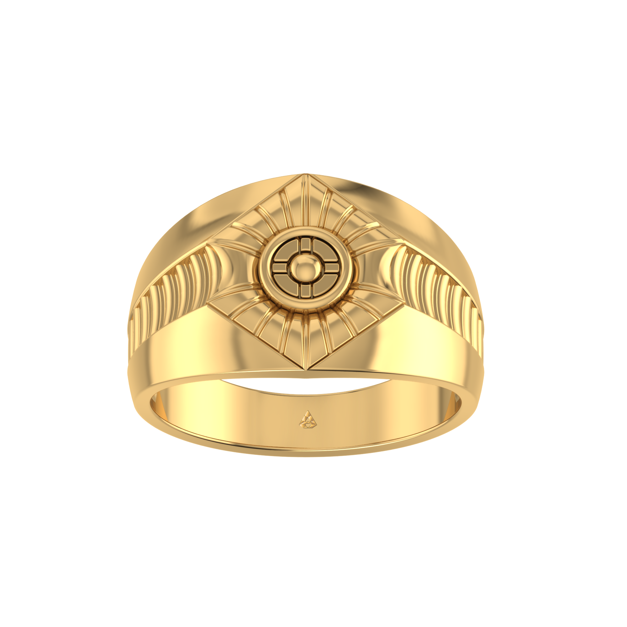 18kt Gold Ring Flower Design For Mens – Welcome to Rani Alankar