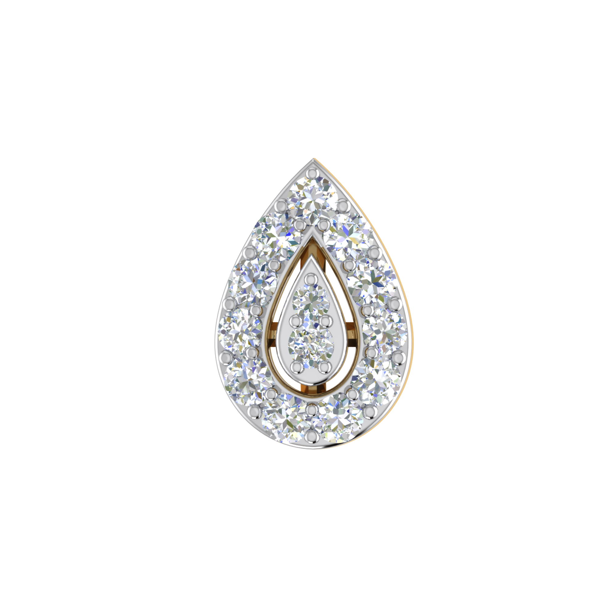Used Christian Dior K18YG 8P diamond circle earrings India  Ubuy