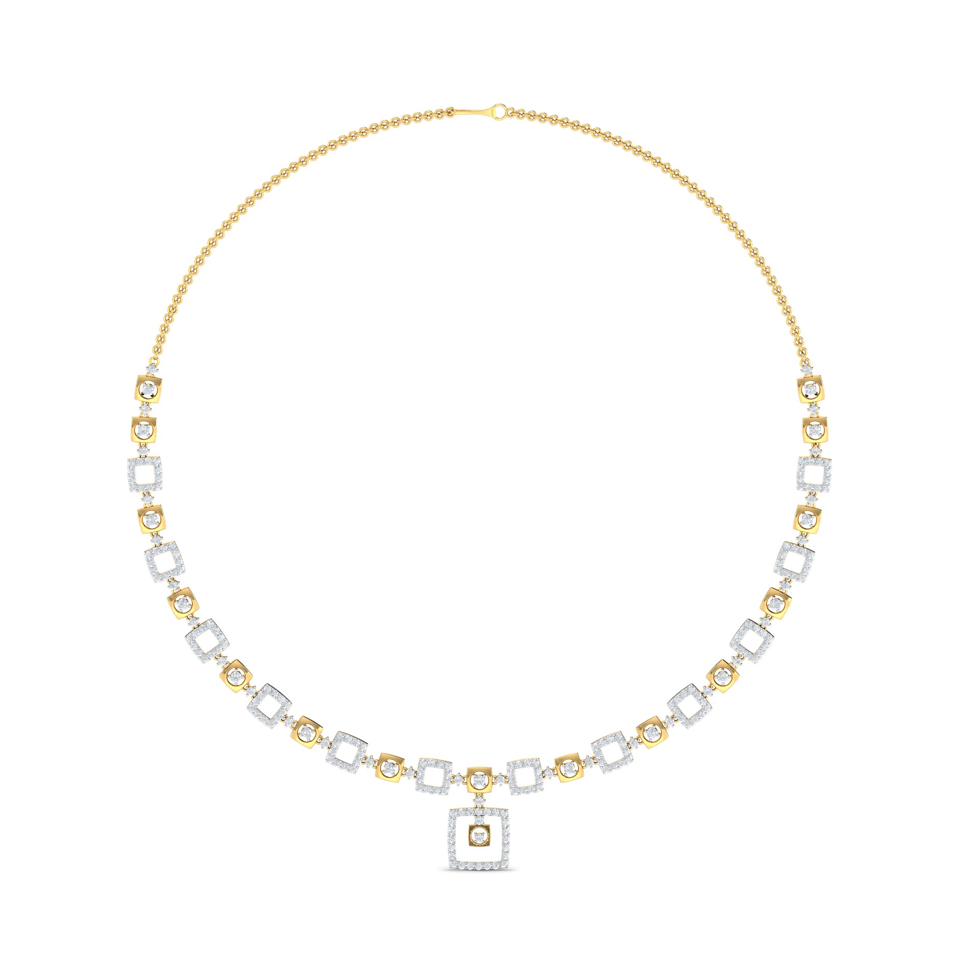 Fancy Yellow Diamond Necklace - deJonghe Original Jewelry