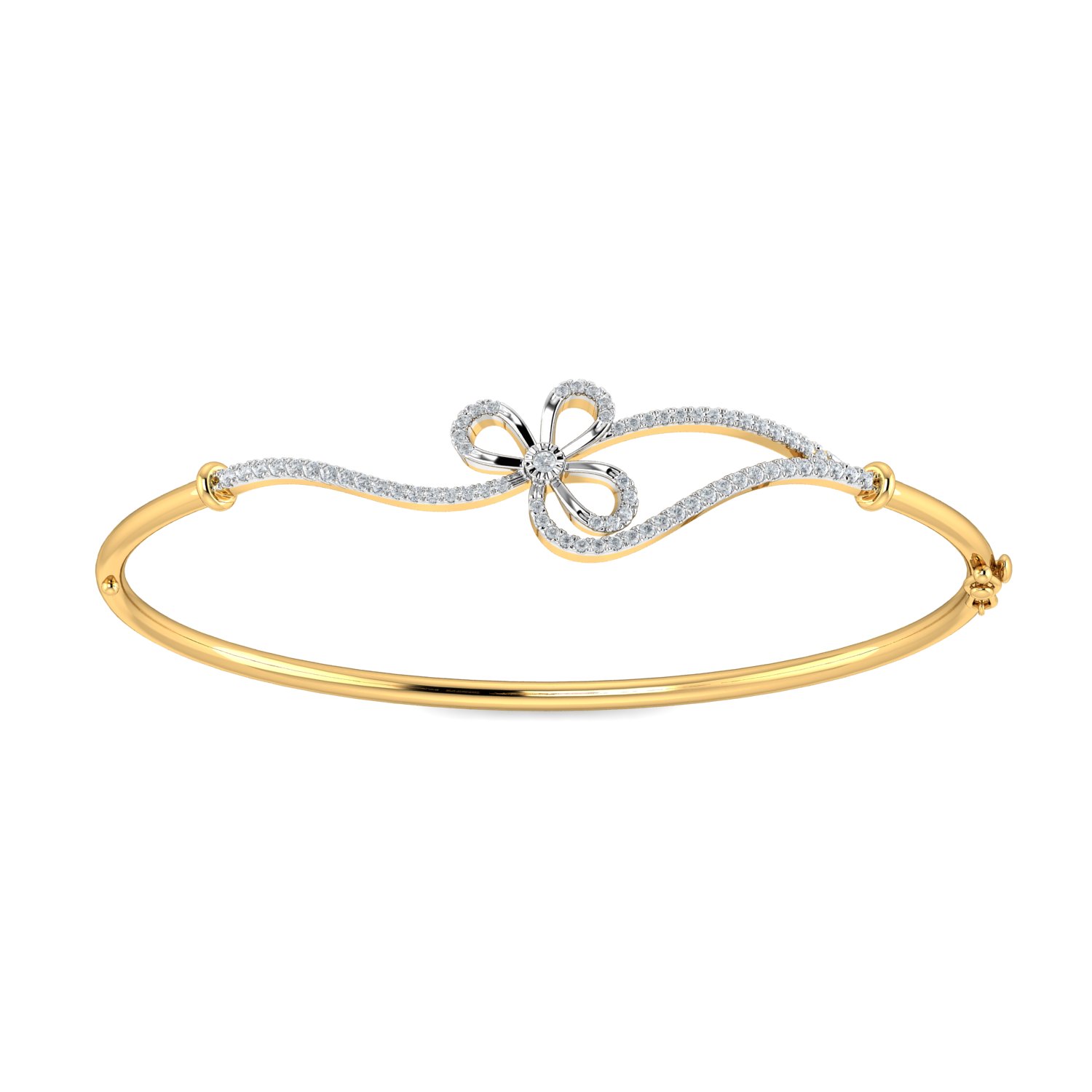 Rose Gold Bracelet  American Diamond Bracelet for Girls  Valentines Day  Gift  Haniya Minimal Bracelet by Blingvine