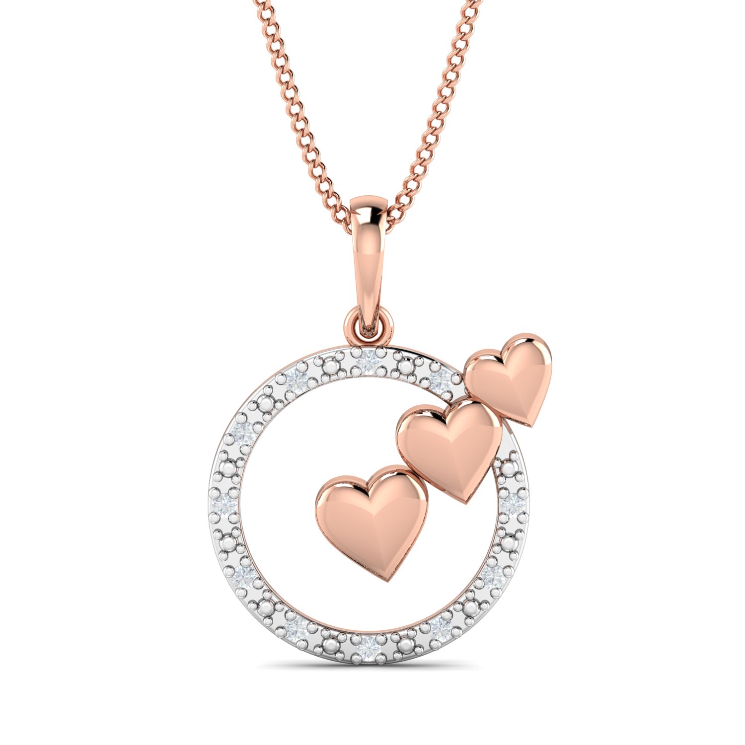 1/2ct Diamond Heart Pendant - The Jewelry Exchange | Direct Diamond Importer