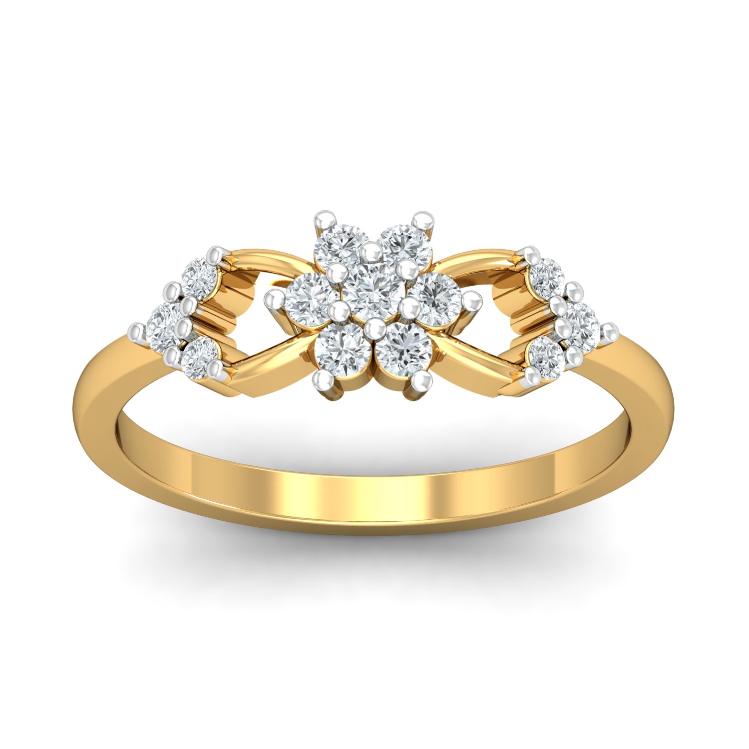 Parade Design New Classic Bridal Three Stone Diamond Engagement Ring R4687  105-603 - Hurdle's Jewelry