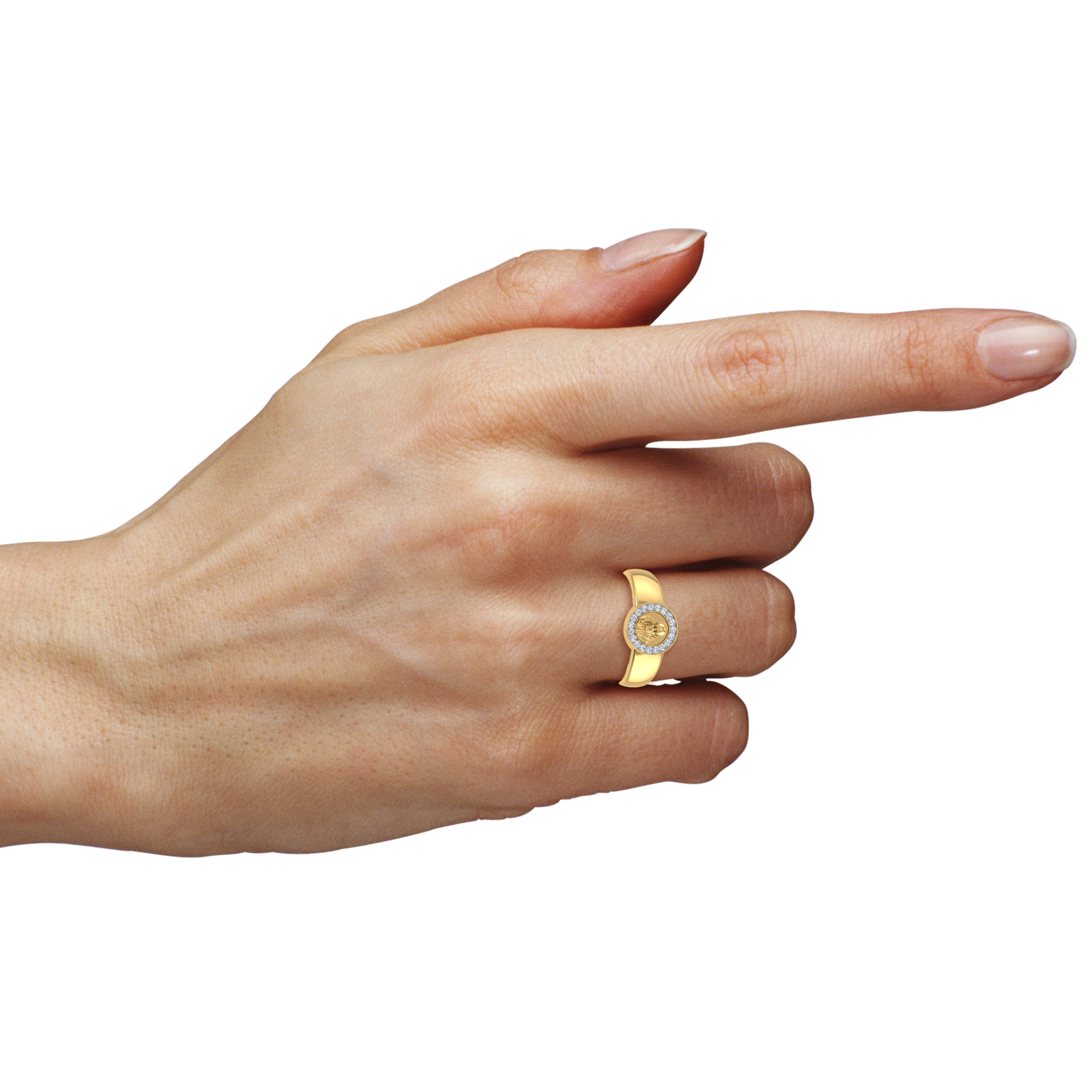 Sai Baba 925 Sterling Silver Finger Ring For Men JOCFR0707A9