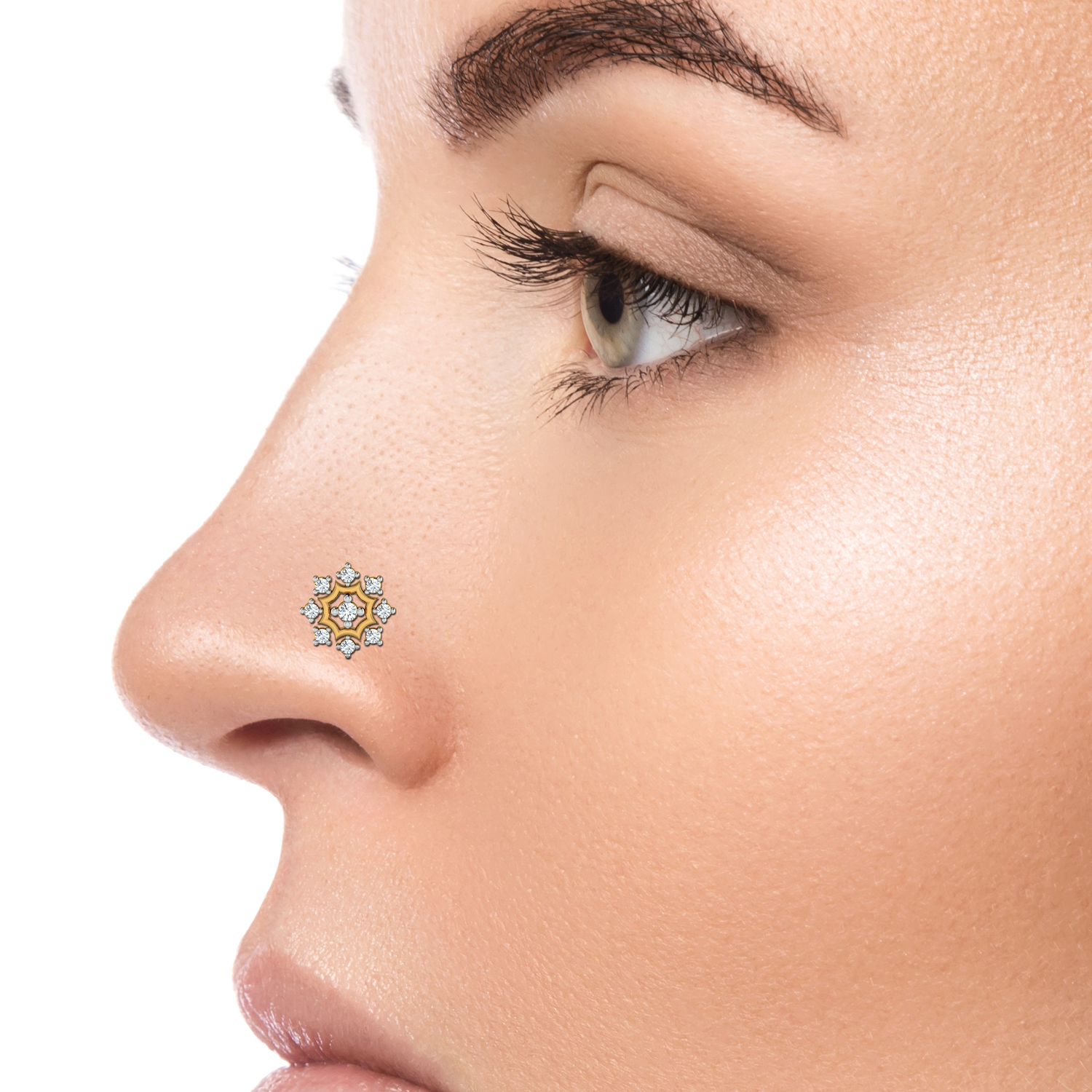 Nakshatra diamond deals nose pin