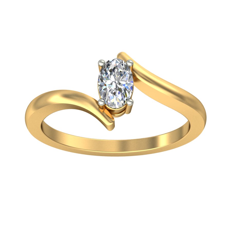 Ladies Solitaire Diamond Engagement Ring, Platinum 4 Claw and 18kt Rose Gold  Design, Oval Cut Diamond 1.04ct, D Colour, SI1 Clarity, EX Polish, EX  Symmetry, Nil Fluorescence - Blair and Sheridan